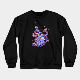 crazy kawaii chrysanthemum flower Crewneck Sweatshirt